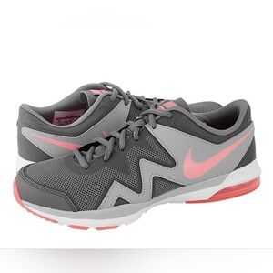 Nike Air Sculpt TR 2 704922-006 Gray Coral Running Shoes Size 7.5
